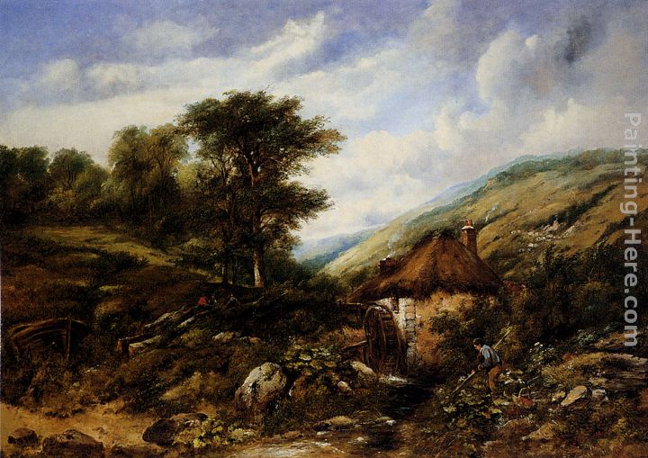 The Mill Stream painting - Frederick William Watts The Mill Stream art painting